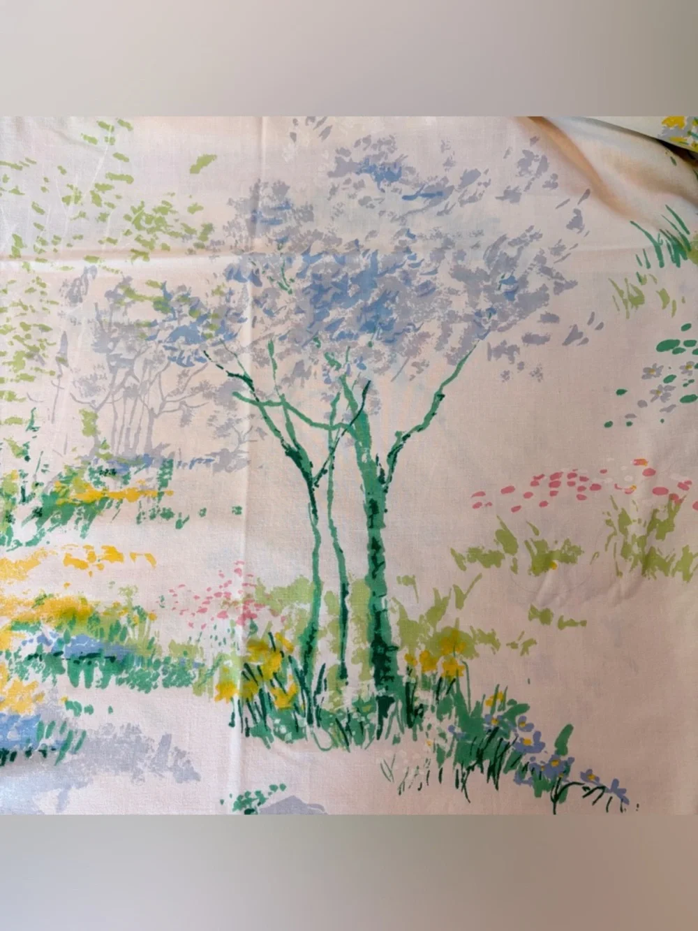 70s Floral Twin Flat Sheet